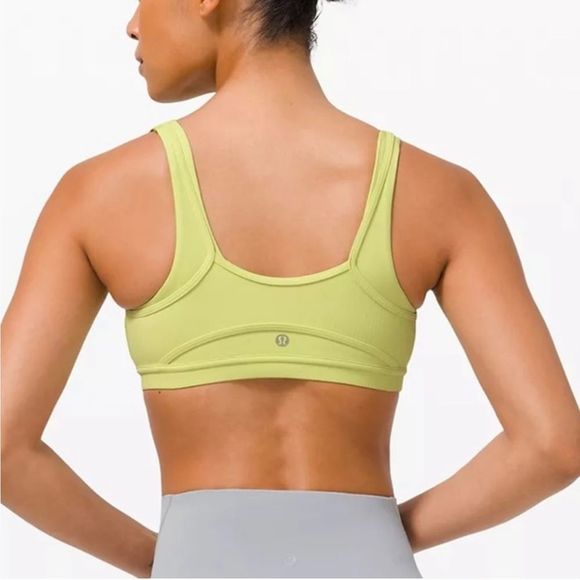 Lululemon Love To Layer Bra NEON YELLOW SIZE 8 - Picture 1 of 7